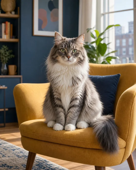 Original cat photo with its background